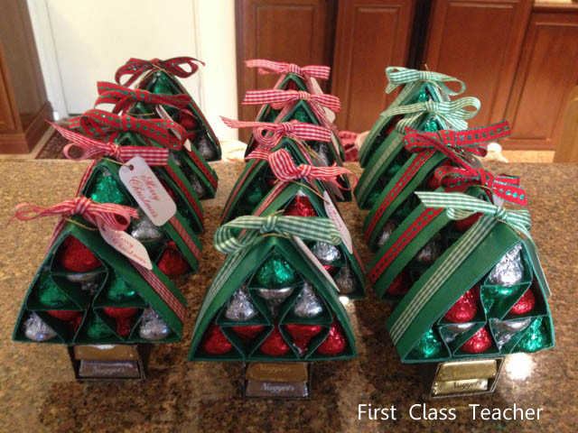 Christmas Gifts For Students
 First Class Teacher Hershey Kisses Christmas Tree Gifts