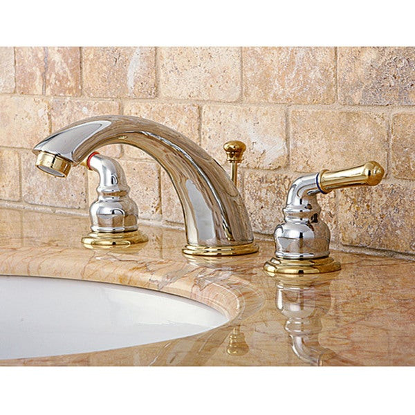 Chrome Bathroom Faucet
 Shop Chrome Polished Brass Widespread Bathroom Faucet