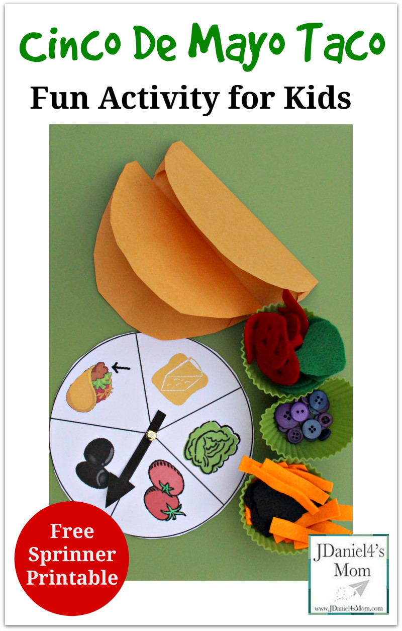 Cinco De Mayo Activities For Kindergarten
 Cinco De Mayo Taco Fun Activity for Kids Children will