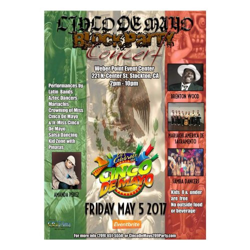 Cinco De Mayo Block Party
 Cinco de Mayo Block Party & Concert in Stockton CA May