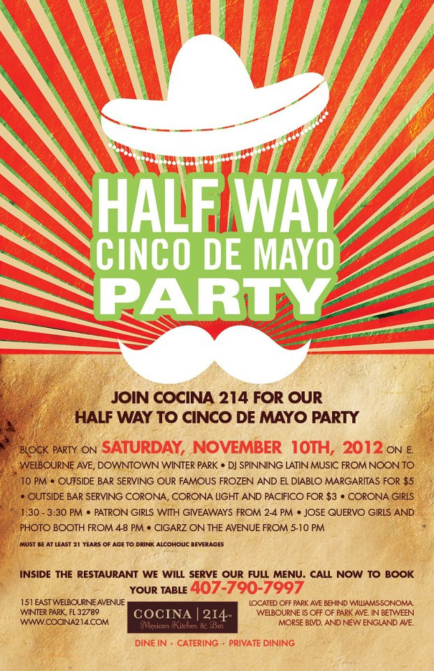Cinco De Mayo Block Party
 Half Way to Cinco De Mayo Block Party at Cocina 214 in