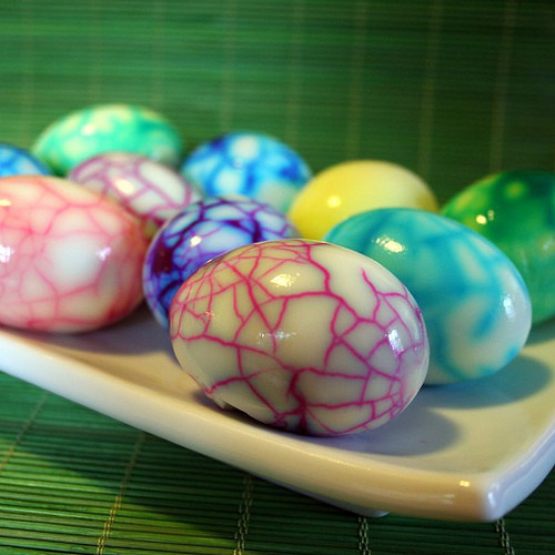 Color Easter Eggs Ideas
 inkspired musings Easter eggs and decorating a pretty table
