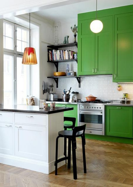 Colored Kitchen Cabinets
 57 Bright And Colorful Kitchen Design Ideas DigsDigs