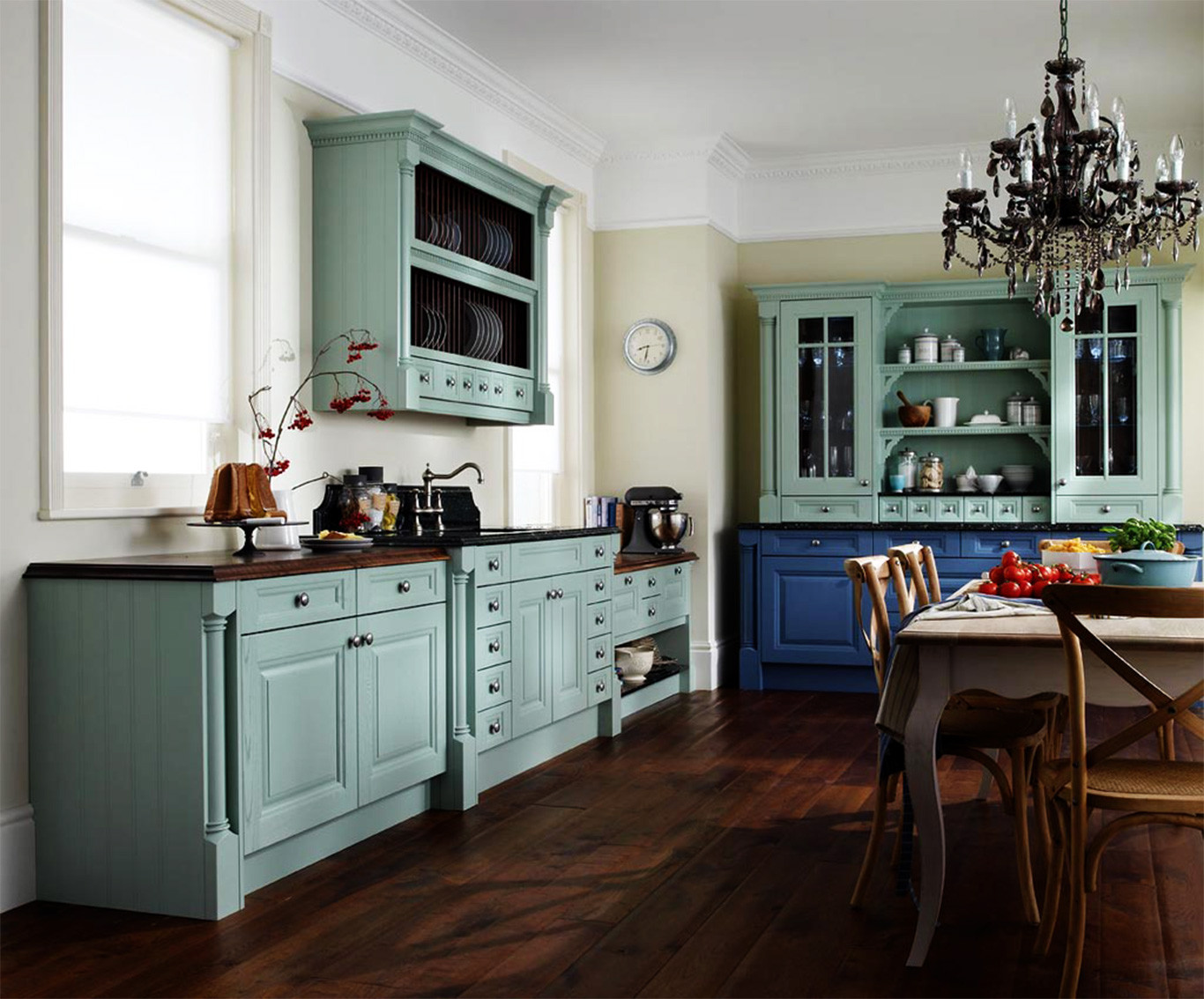 Colored Kitchen Cabinets
 Explore Possible Kitchen Cabinet Paint Colors Interior