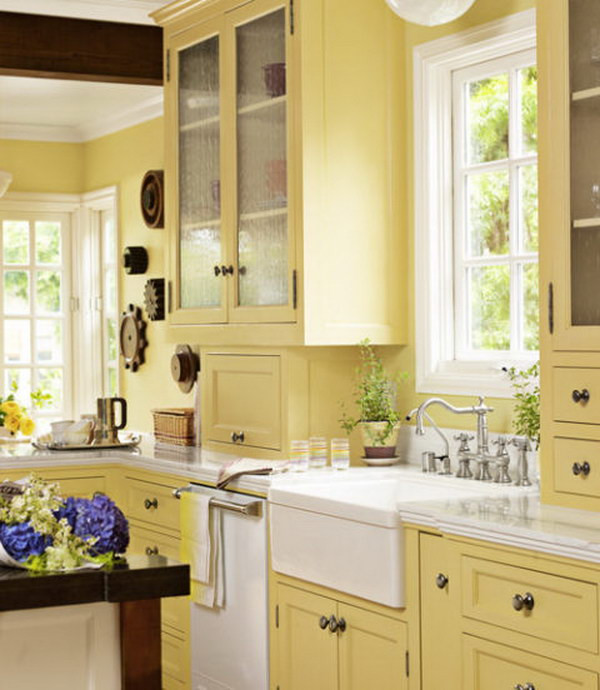 Colored Kitchen Cabinets
 Kitchen Cabinet Paint Colors and How They Affect Your Mood