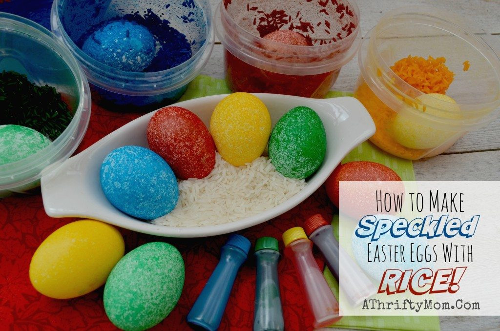 Coloring Easter Eggs With Food Coloring
 Mess Free Easter Eggs Made with dry rice and food