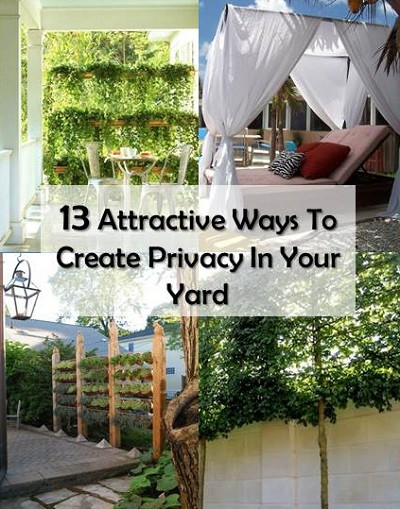 Create Privacy In Backyard
 Recipes Projects & More 13 Attractive Ways To Create