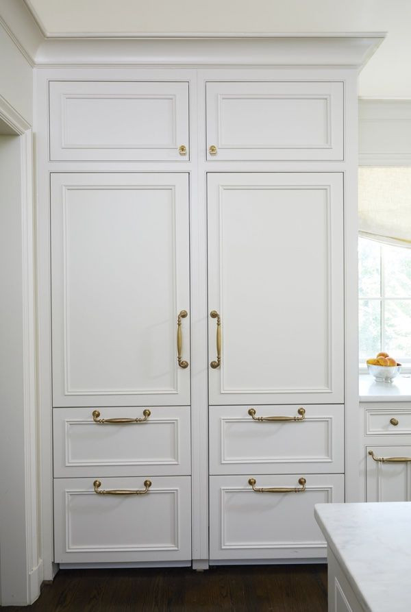 Custom Kitchen Cabinets Doors
 Stately & Subdued A Classic White Kitchen