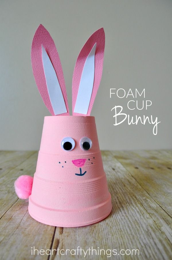 Cute Easter Ideas For Toddlers
 How to Make a Super Cute Foam Cup Bunny Craft
