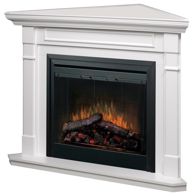 Cymax Electric Fireplace
 Dimplex 33" Corner Fireplace Package Transitional