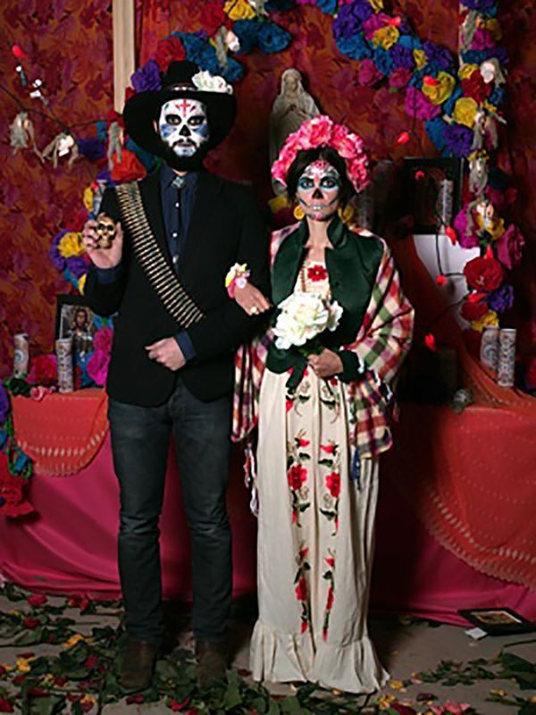 Day Of The Dead Halloween Costume Ideas
 Goodwill Halloween DIY Costumes Day of the Dead Dia de
