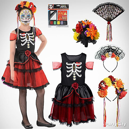 Day Of The Dead Halloween Costume Ideas
 Girls Day of the Dead Costume Idea Top Girls Halloween