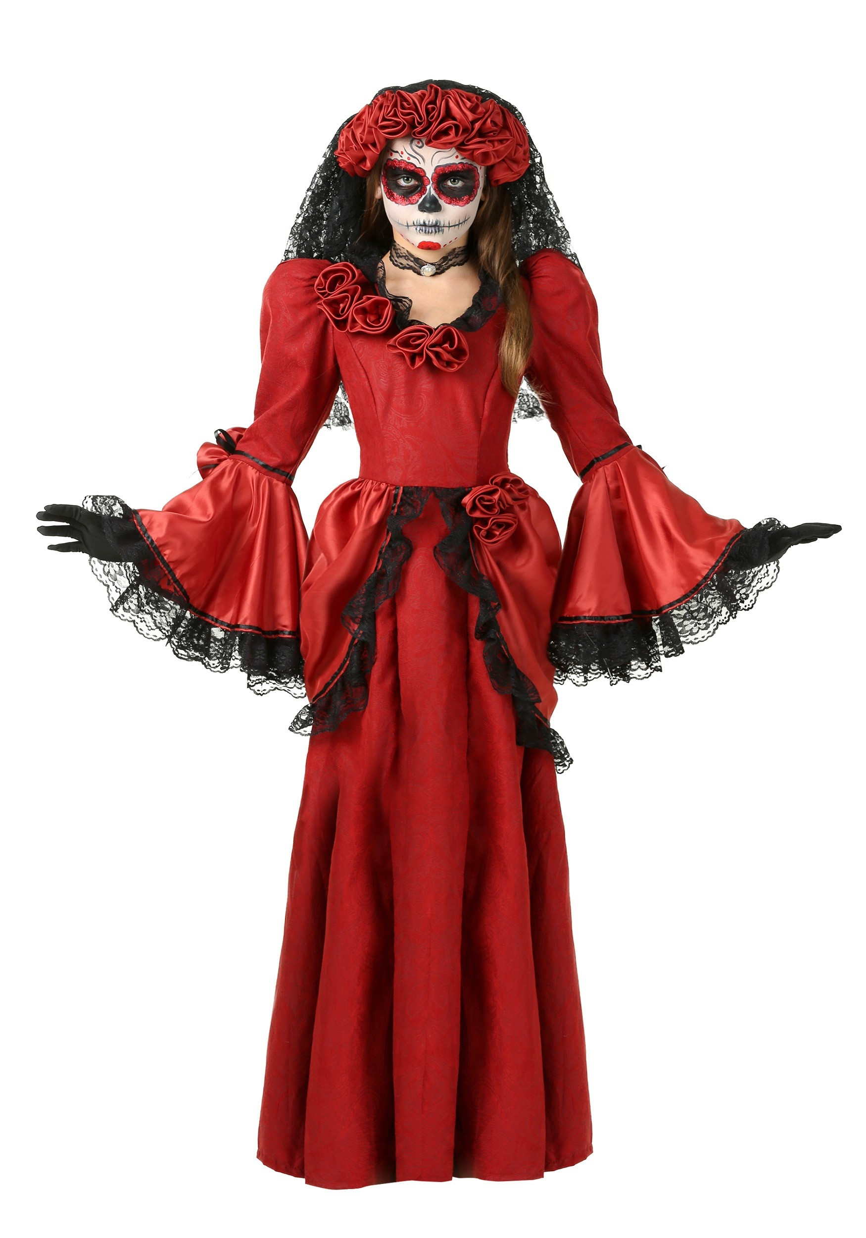 Day Of The Dead Halloween Costume Ideas
 Girl s Day of the Dead Costume