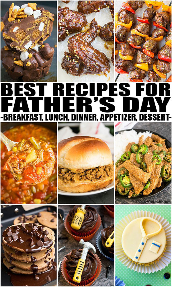 Dinner Ideas For Fathers Day
 Father s Day Recipes Breakfast Lunch Dinner Dessert