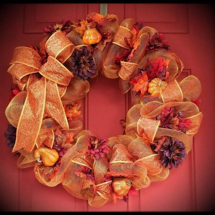 Diy Fall Deco Mesh Wreaths
 Fall deco mesh wreath ideas – inspiring autumn decor for