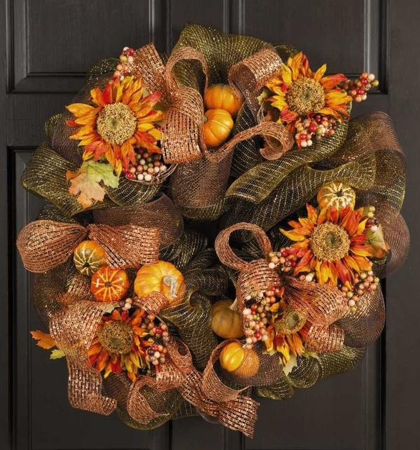 Diy Fall Deco Mesh Wreaths
 Fall deco mesh wreath ideas – inspiring autumn decor for