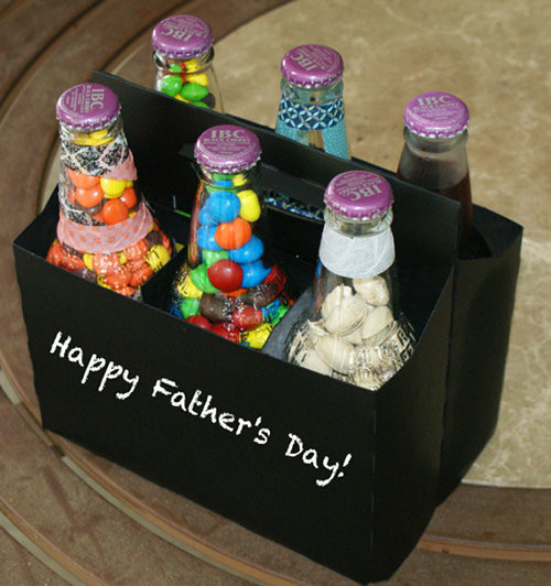 Diy Fathers Day Gift
 DIY Father s Day Gift Homemade Six Pack of Treats for Dad