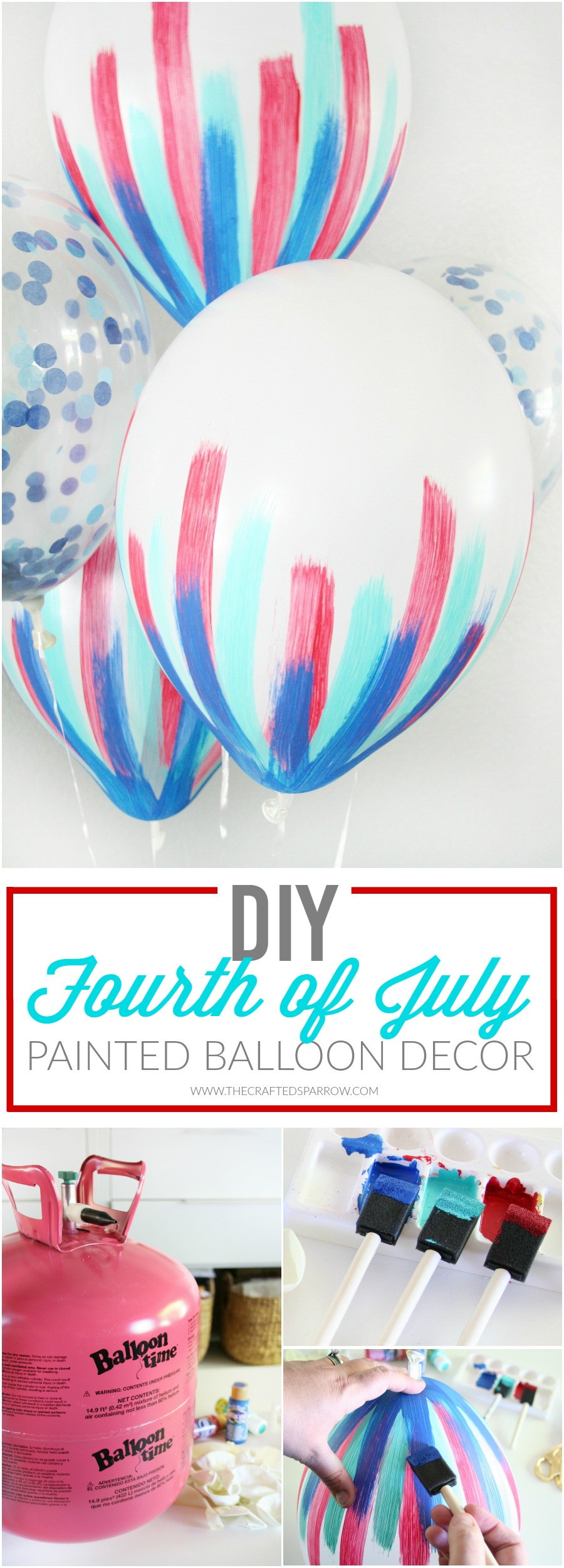 Diy Fourth Of July Decorations
 DIY 4th of July Balloon Decor