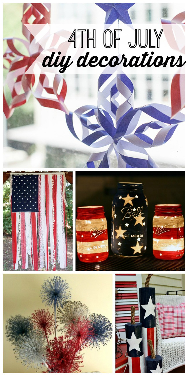 Diy Fourth Of July Decorations
 DIY 4th of July Decorations My Life and Kids