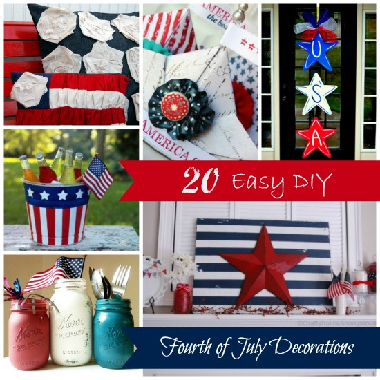Diy Fourth Of July Decorations
 20 Easy DIY Fourth of July Decorations Brittany Estes