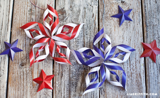 Diy Fourth Of July Decorations
 DIY Paper Stars for Fourth of July