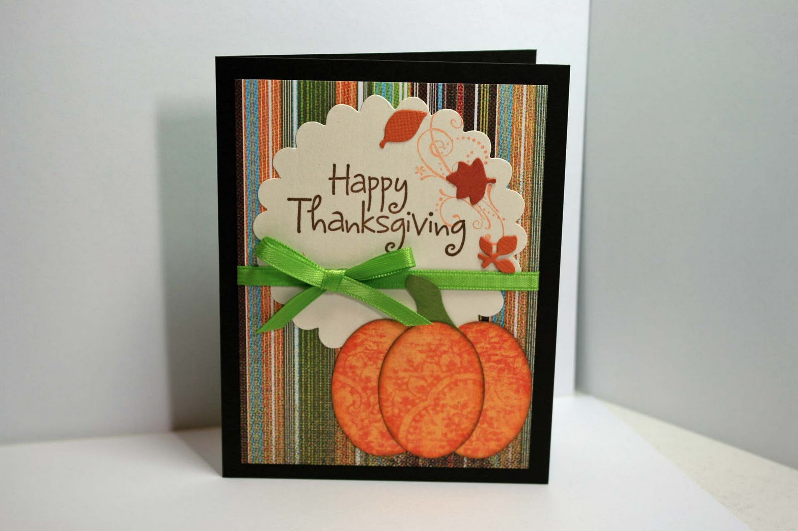 Diy Thanksgiving Card
 Ideas for Scrapbookers Thanksgiving Card Ideas