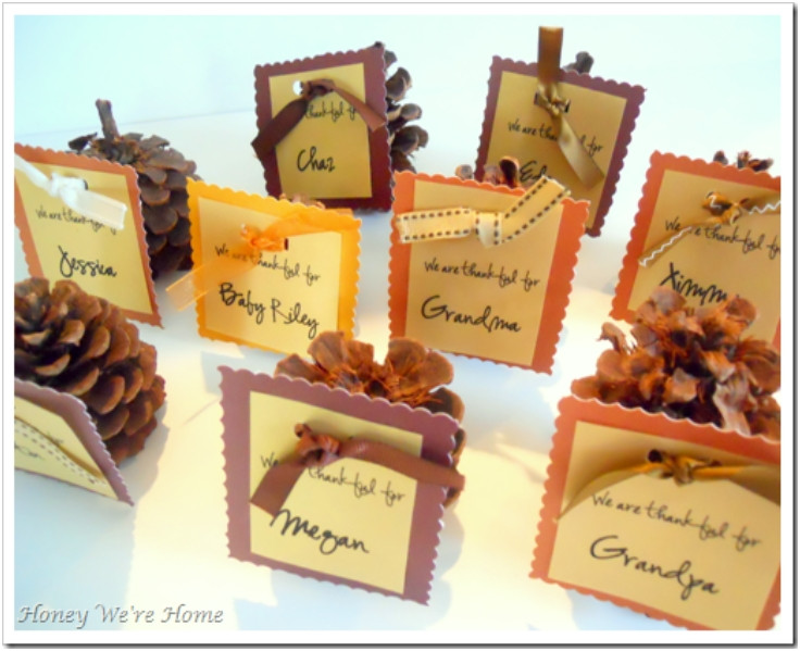 Diy Thanksgiving Card
 Top 10 Fun And Fancy Thanksgiving Place Cards Top Inspired