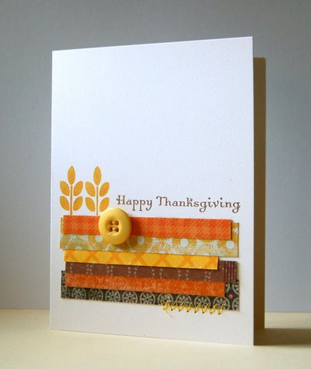 Diy Thanksgiving Card
 Sweet And Simple DIY Thanksgiving Cards Design 29