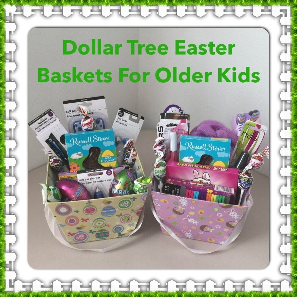 Dollar Tree Easter Basket Ideas
 Dollar Tree Easter Baskets for Older Kids