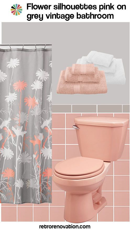 Downplay A Pink Tile Bathroom
 17 Best images about Pink tile bathrooms on Pinterest