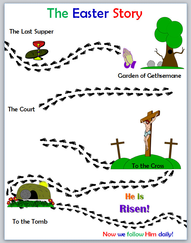 Easter Activities For Church
 Activity Packet The Easter Story Following Jesus