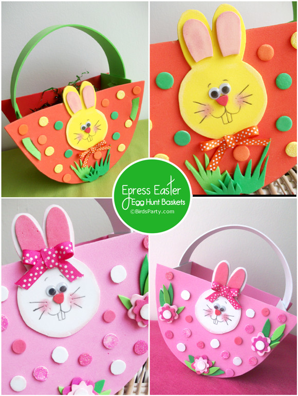 Easter Basket Hunt Ideas
 NO Sew Express Baskets for your Easter Egg Hunt with FREE