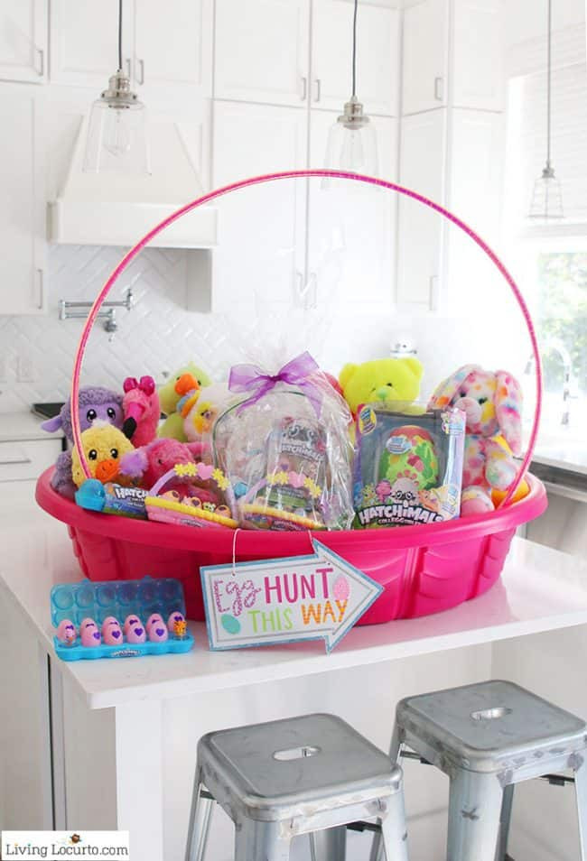 Easter Basket Hunt Ideas
 Giant Easter Basket Craft Easter Egg Hunt Ideas Living