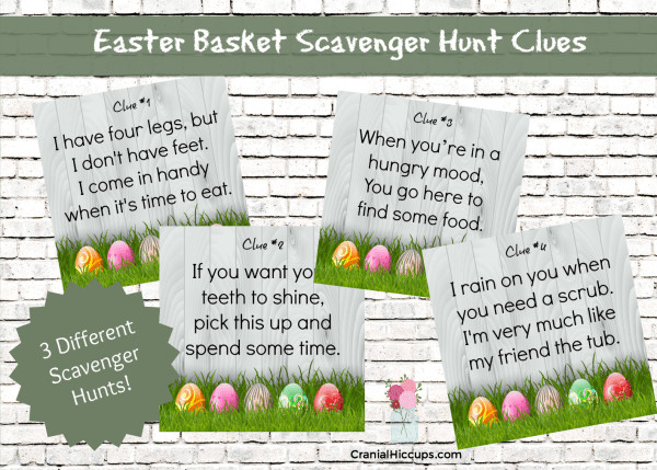 Easter Basket Hunt Ideas
 Easter Archives – Cranial Hiccups