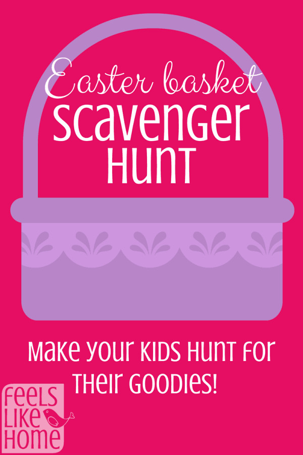 Easter Basket Hunt Ideas
 Free Printable Easter Scavenger Hunt