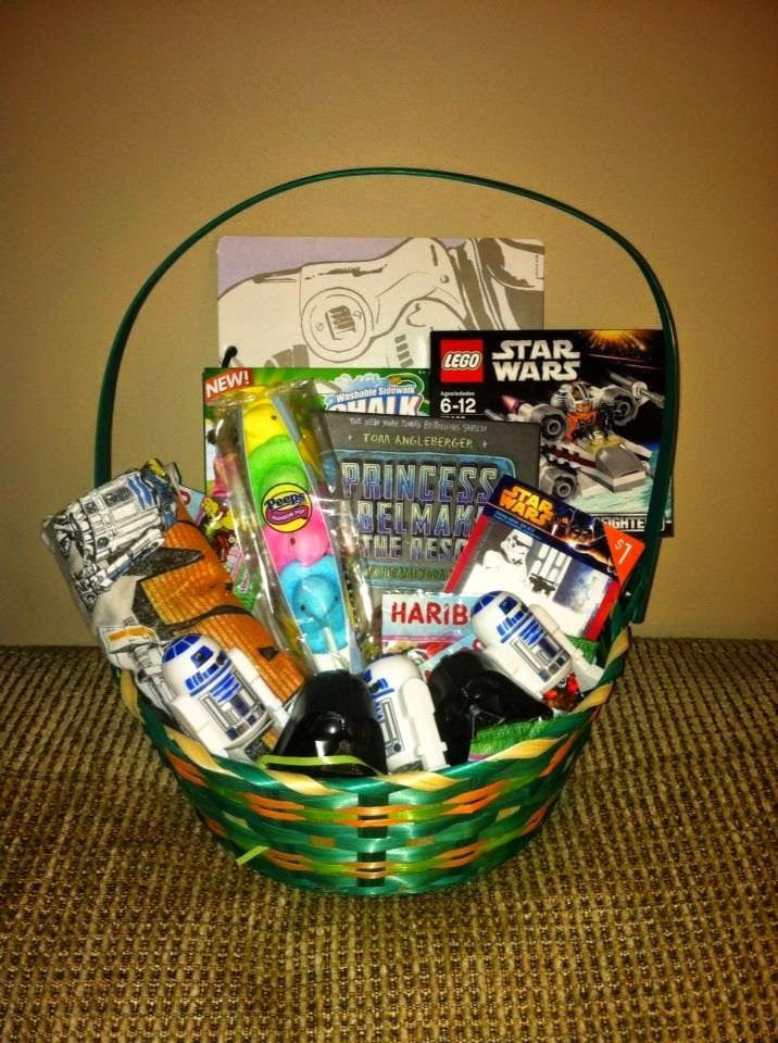 Easter Basket Ideas For 10 Year Old Boy
 Raising Scotty perfect Star Wars Easter basket for 8 10