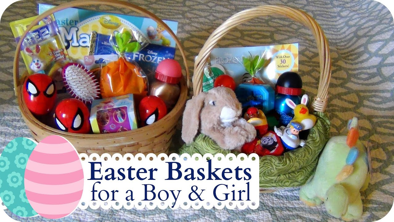 Easter Basket Ideas For 10 Year Old Boy
 What s in our Easter Baskets