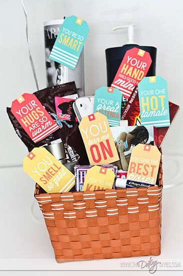 Easter Basket Ideas For Husband
 Husband Gift Basket 10 Things I Love About You