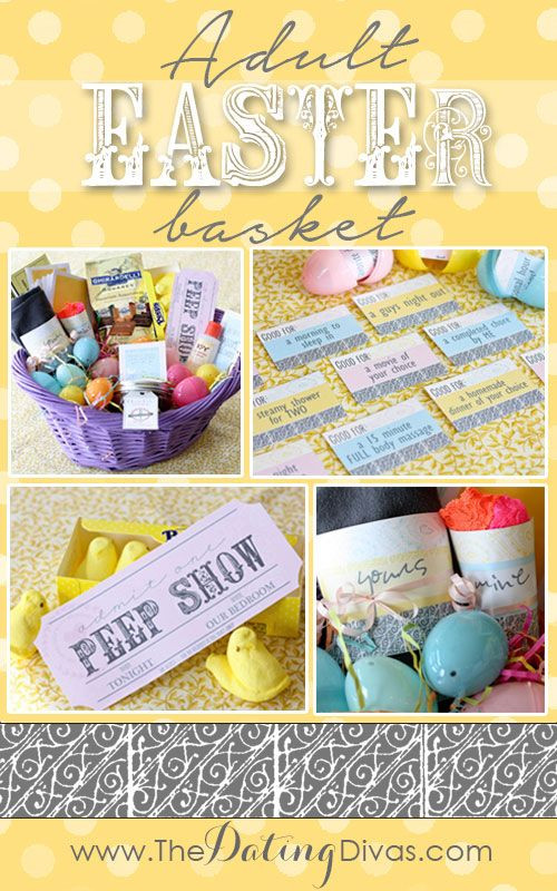 Easter Basket Ideas For Husband
 Intimate Easter Basket