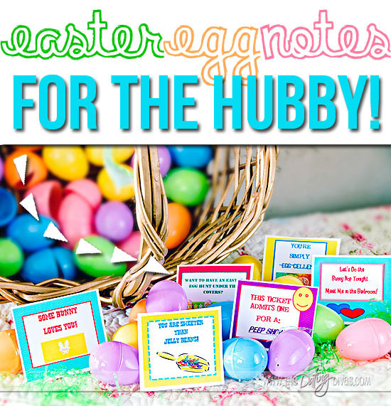 Easter Basket Ideas For Husband
 Easter Egg Bedroom Notes