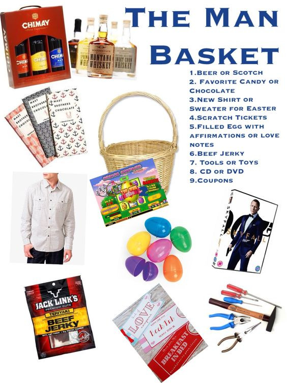 Easter Basket Ideas For Husband
 Man Basket For the kid in all of our hubands