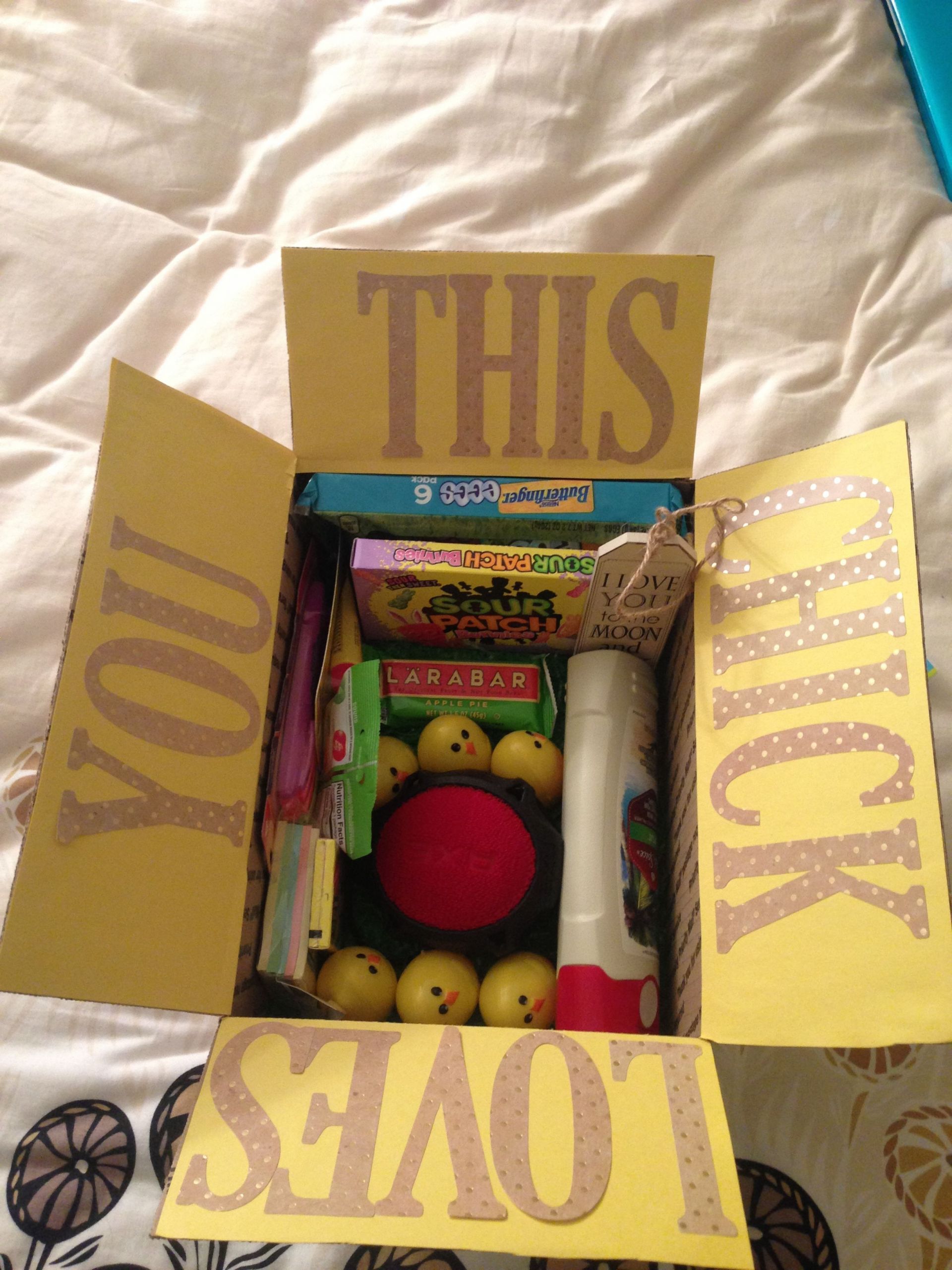 Easter Basket Ideas For Husband
 Easter care package Easter Basket for boyfriend