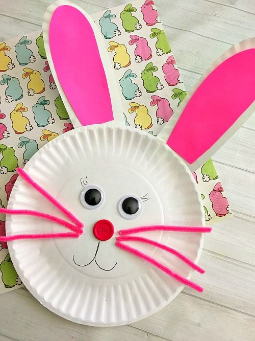Easter Bunny Crafts For Toddlers
 Bunny Paper Plate Craft