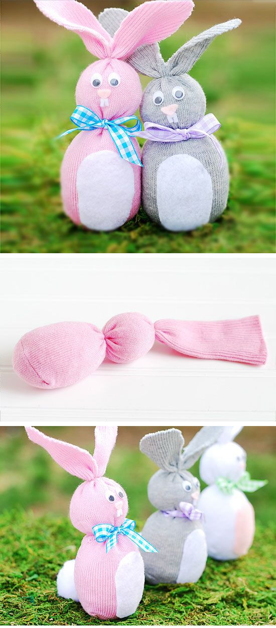 Easter Bunny Crafts For Toddlers
 Sock Bunny s