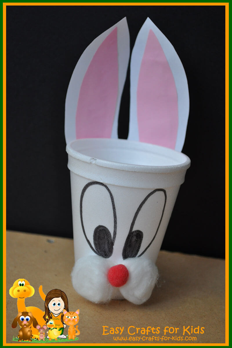 Easter Bunny Crafts For Toddlers
 Easter Bunny Treat Holder