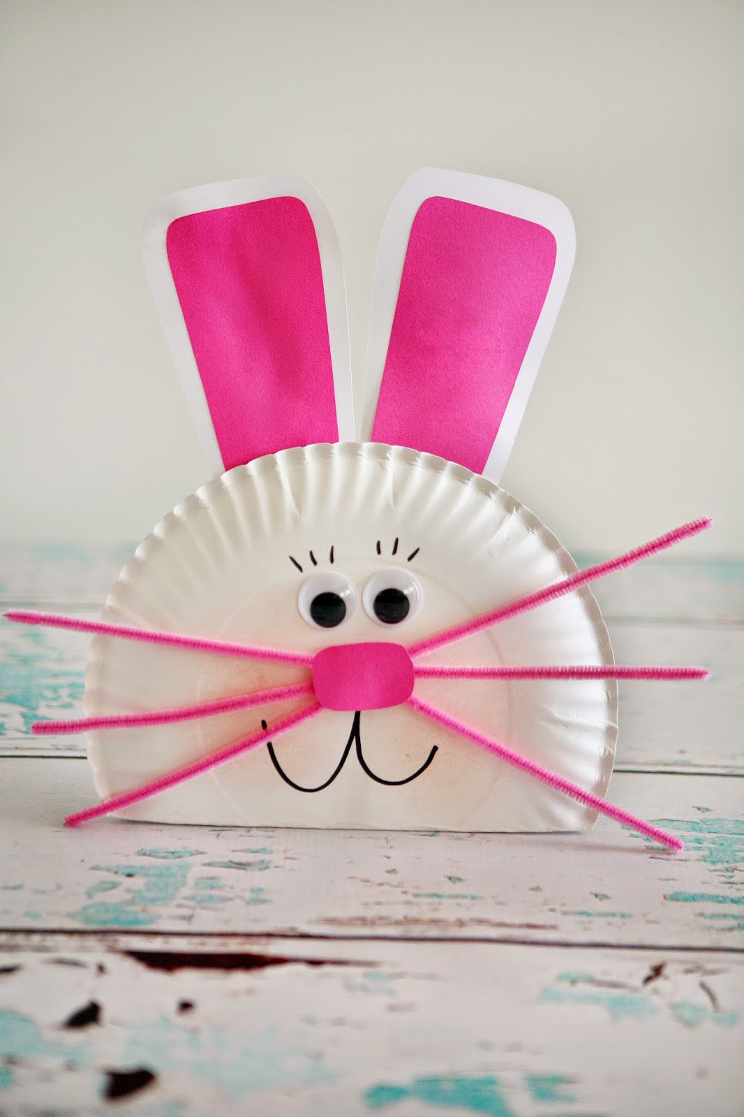 Easter Bunny Crafts For Toddlers
 Paper Plate Bunny eighteen25