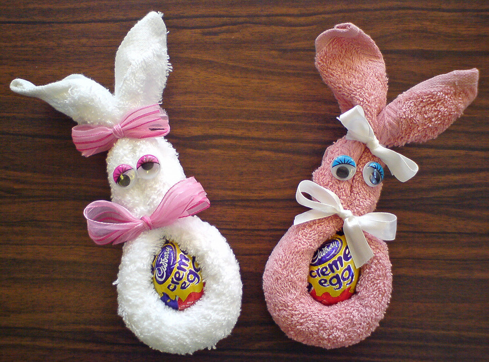 Easter Crafts For Seniors
 Craft and Activities for All Ages Face Cloth Easter Bunny