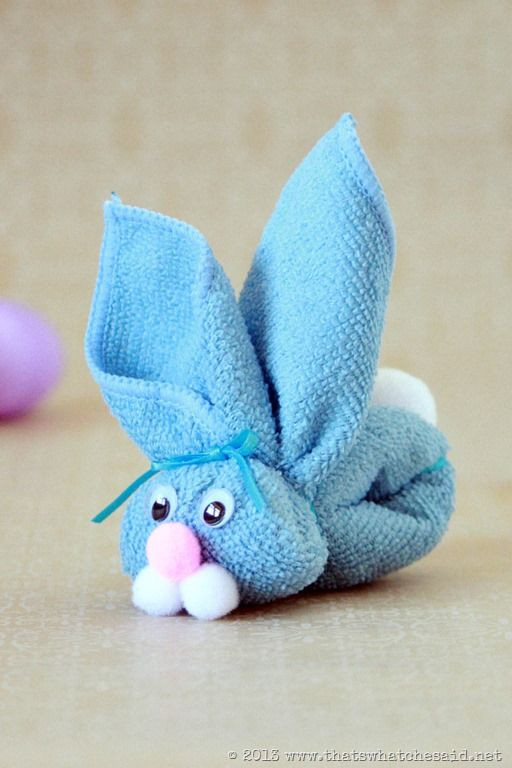 Easter Crafts For Seniors
 36 best Diy washcloth animals images on Pinterest