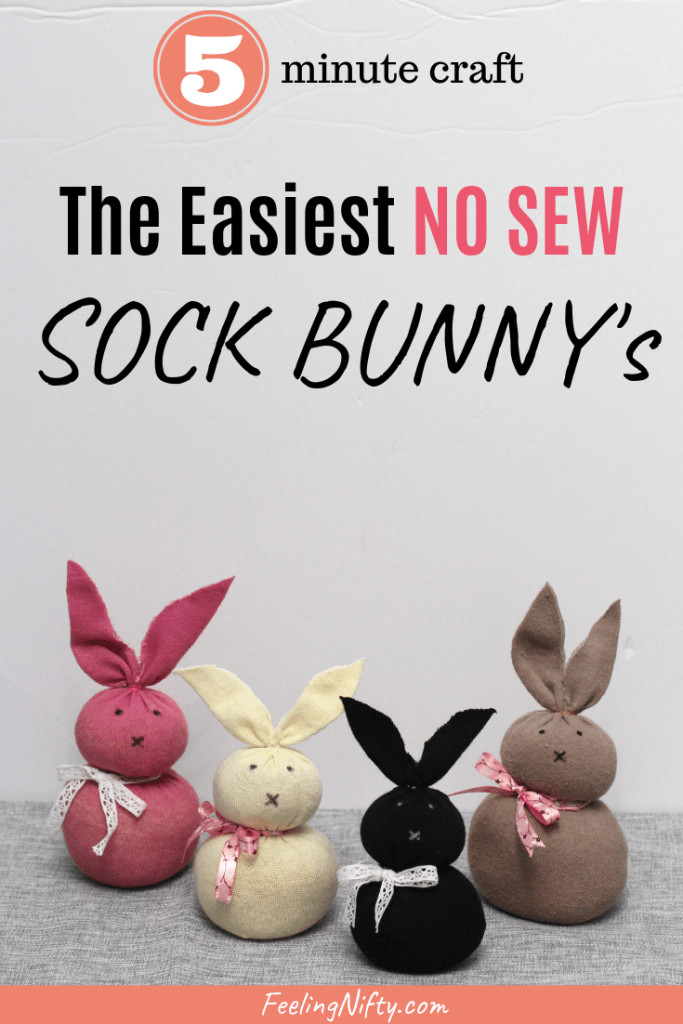 Easter Crafts For Seniors
 The Easiest Easter Bunny Craft using Unmatched Socks No Sew