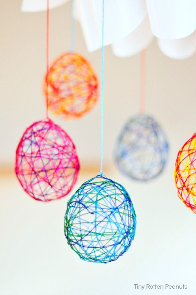 Easter Crafts For Teens
 Cool Craft String Easter Eggs